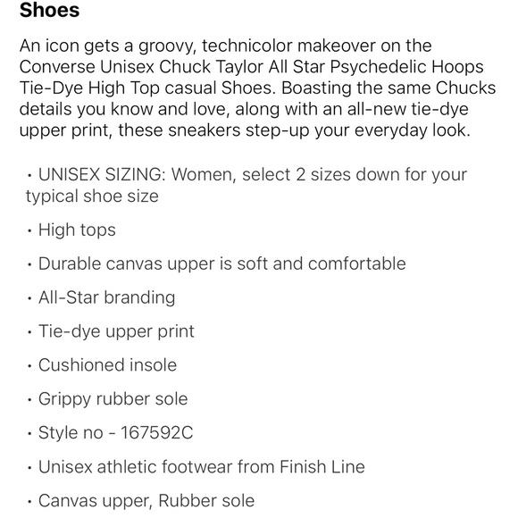 Unisex Chuck Taylor Converse sneakers high t… - Picture 8 of 11